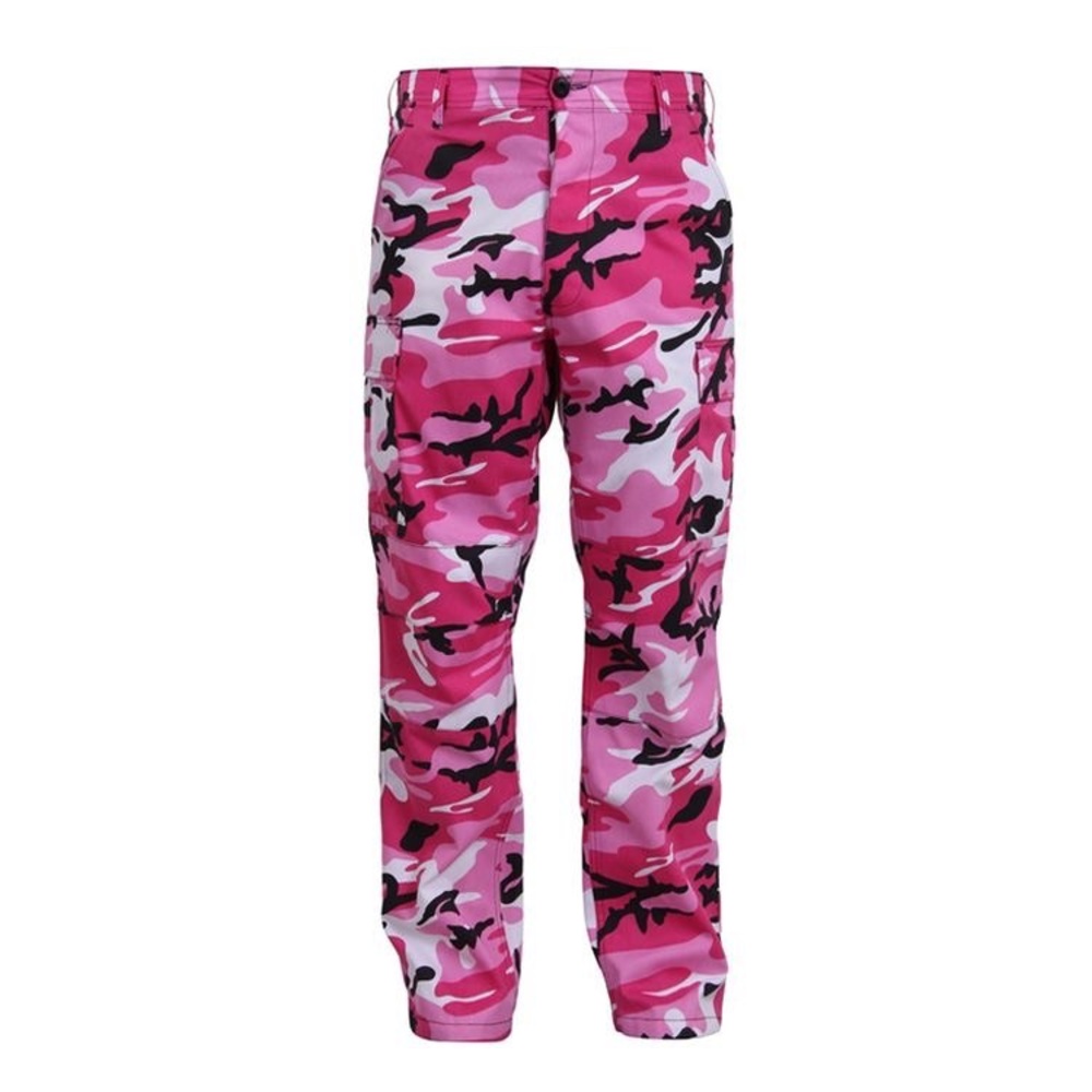 PINK CAMO PANTS